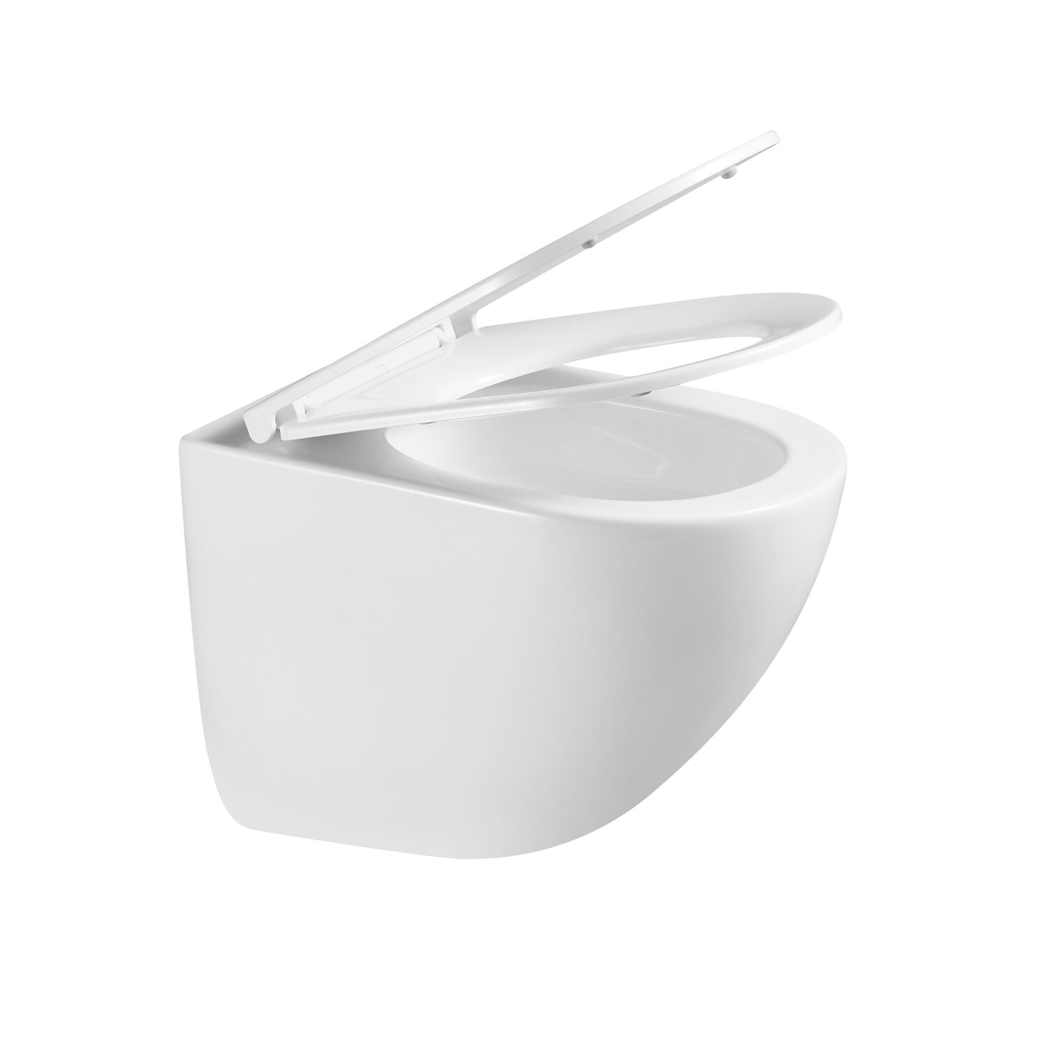 Унитаз Vincea Bien VT1-56TFS подвесной, безободковый, смыв Торнадо, с сиденьем микролифт, цвет белый