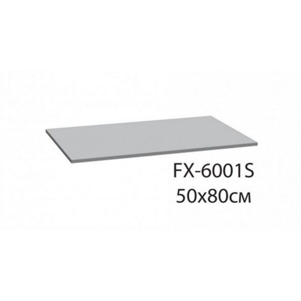 Коврик Fixsen Teddy Sky FX-6001S для ванной, 80х50 см, белый с рисунком - фото 1