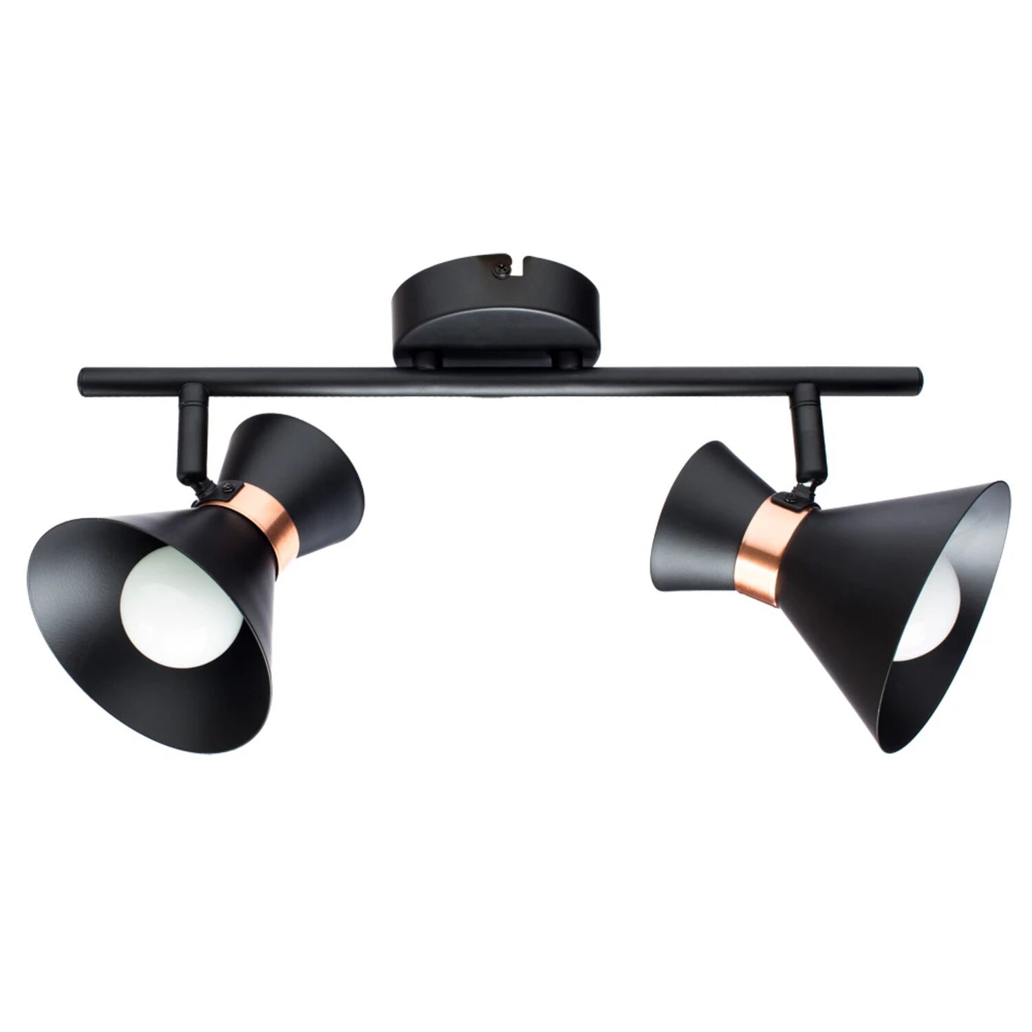 Спот Arte Lamp Baltimore A1406AP-2BK, арматура черный, плафон металл черный