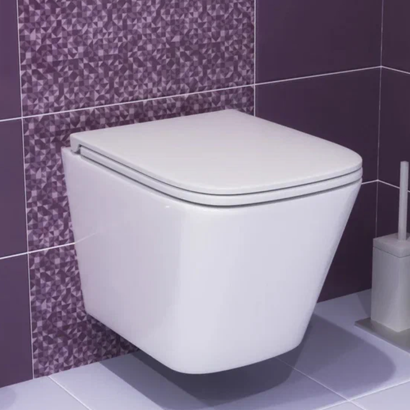 Комплект: Инсталляция JK04054+Кнопка JK205552 черная/хром+Verna T JK3031025 белый унитаз, смыв торнадо