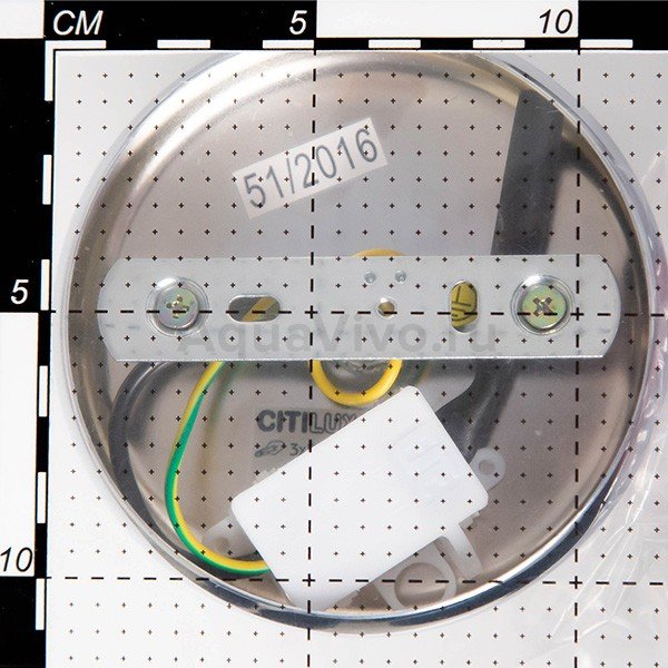 Потолочная люстра Citilux Синди CL330151, арматура хром, плафоны хрусталь прозрачный, 60х60 см