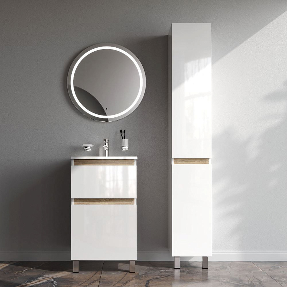 Мебель для ванной AM.PM X-Joy 50 напольная, цвет белый глянец/дерево