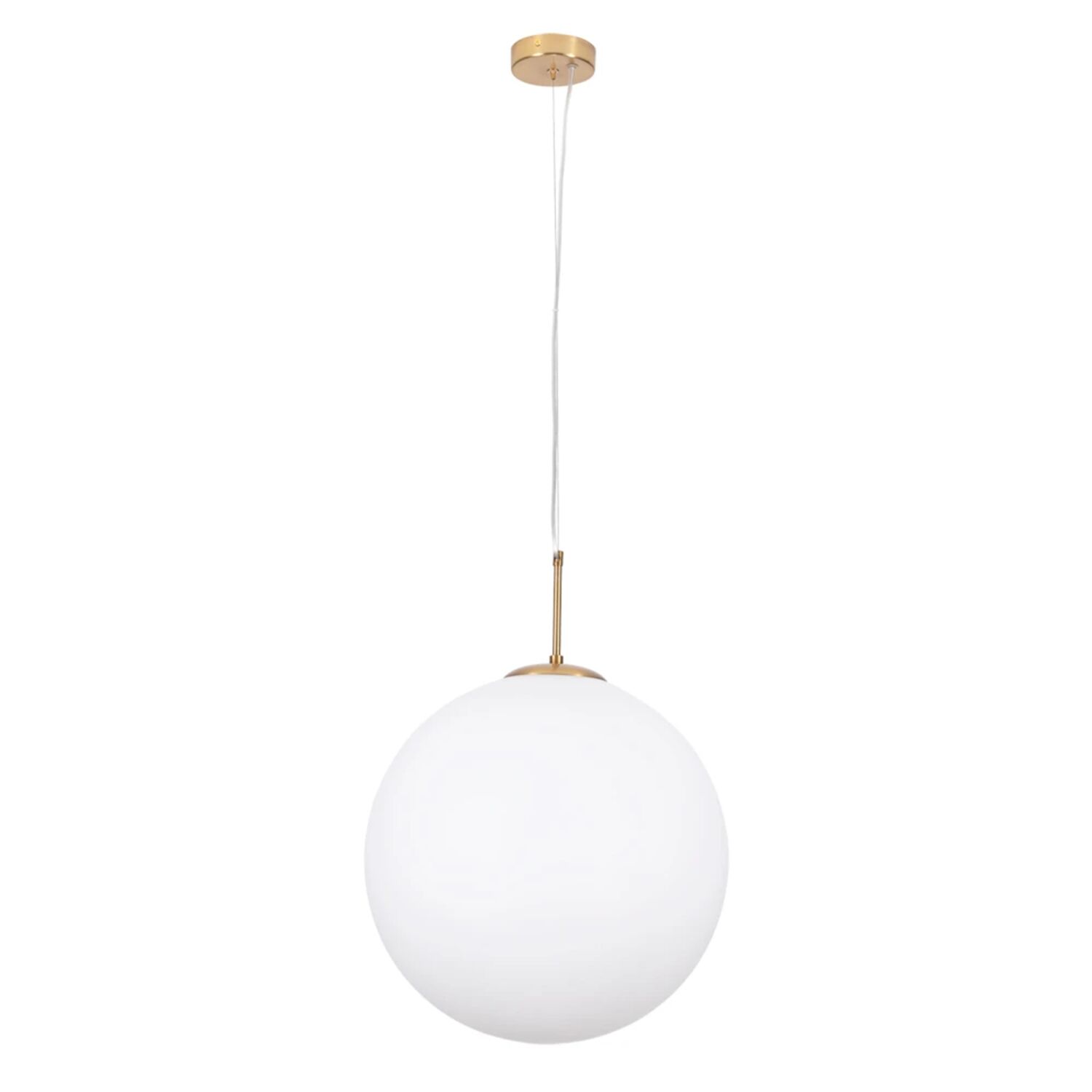 Подвесной светильник Arte Lamp Volare A1564SP-1PB, арматура полированная медь, плафон стекло белое