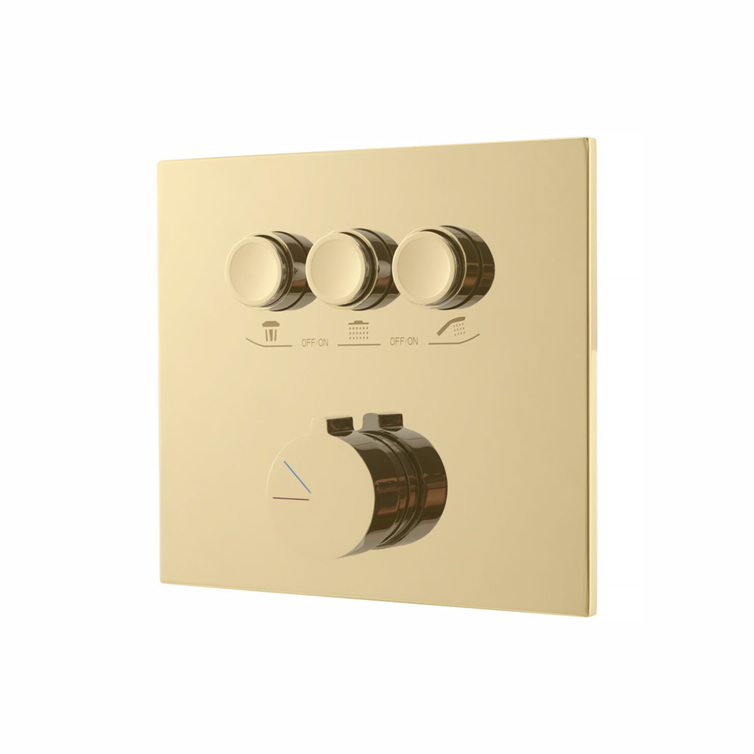 Смеситель Vincea VSCV-431BG4 для ванны, встраиваемый, цвет брашированное золото