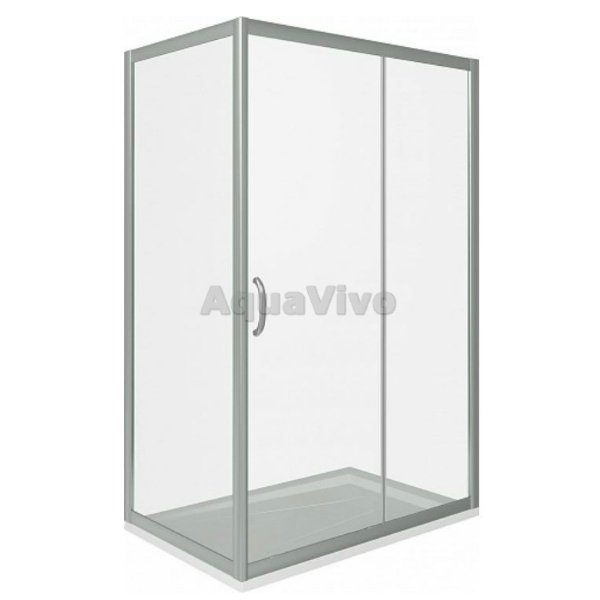 Душевой уголок Good Door Antares WTW+SP-C-CH 130x80, стекло прозрачное, профиль хром