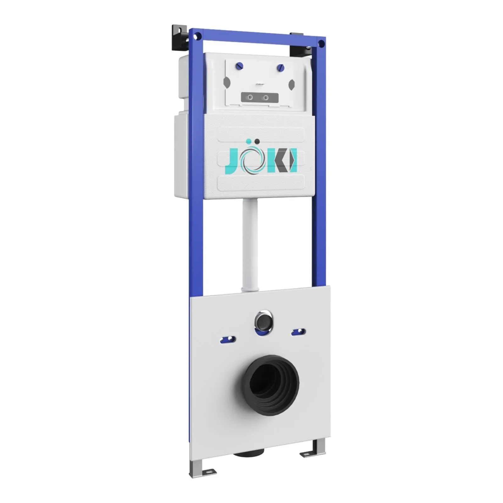 Комплект: Инсталляция JK04054+Кнопка JK007551 золото+Verna T JK3031025 белый унитаз, смыв торнадо