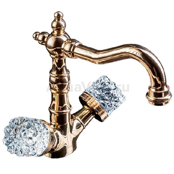 Смеситель Boheme Luxury Crystal 292-CRST для раковины, высокий