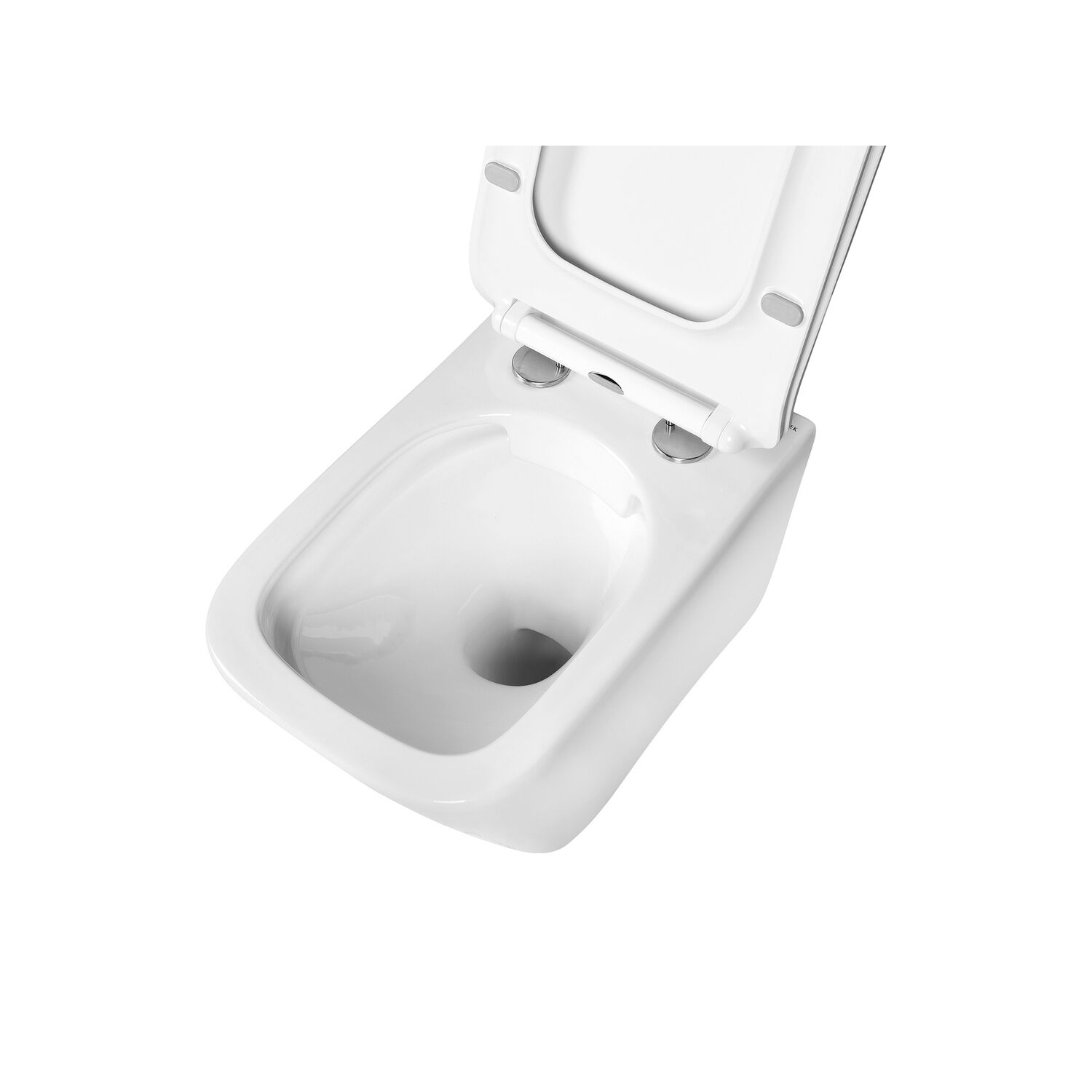 Унитаз Акватек Дельта AQ1911-00 подвесной, безободковый, с сиденьем микролифт, цвет белый - фото 1