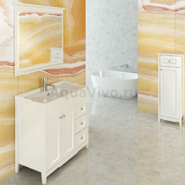 Мебель для ванной Comforty Тбилиси 90, цвет белый - фото 1