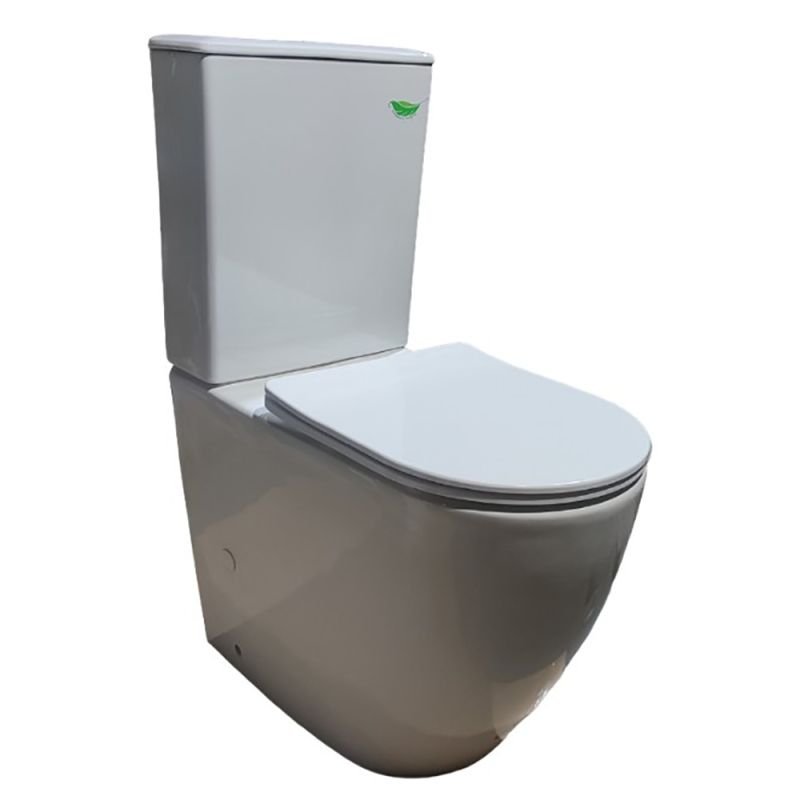 Унитаз-компакт CeruttiSPA Bella CT8709 напольный, безободковый, с сиденьем микролифт, цвет белый