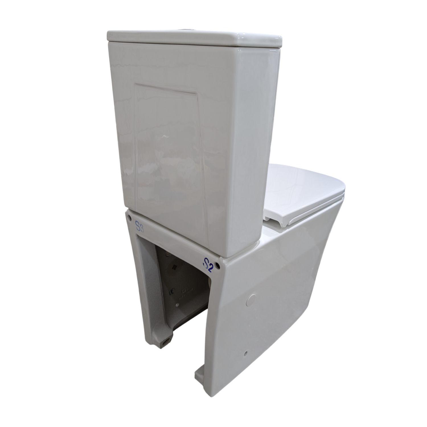 Унитаз JOKI Rise JK3092026 напольный, безободковый, смыв Торнадо, с сиденьем микролифт, цвет белый