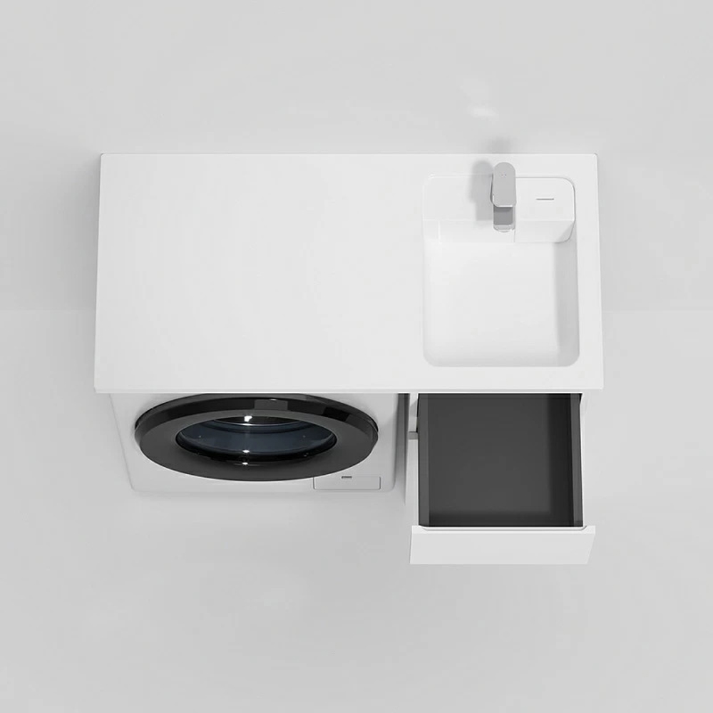 Тумба под раковину AM.PM X-Joy, с тумбой 37 см, цвет белый / светлое дерево - фото 1