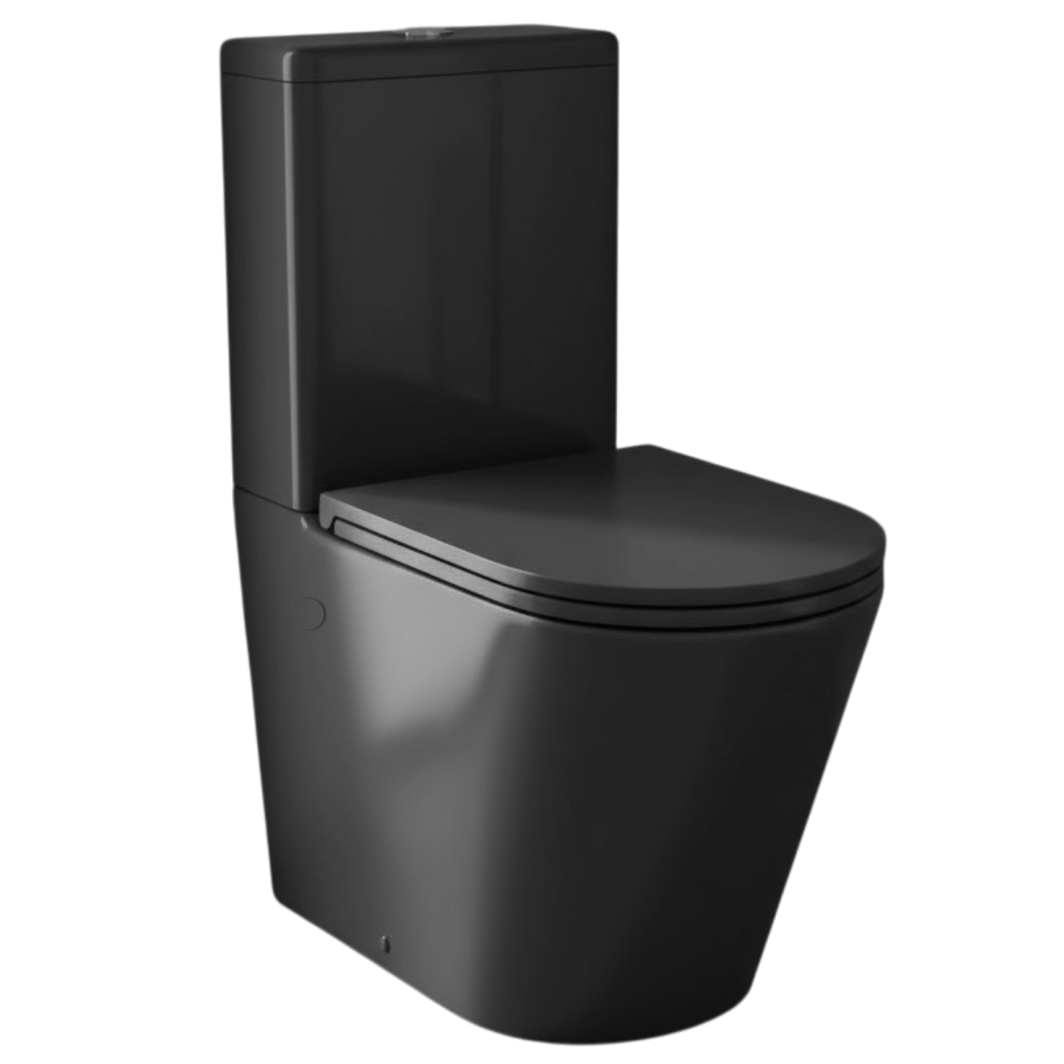 Унитаз напольный Joki Herba T JK0822035MB напольный, безободковый, смыв Торнадо, с сиденьем микролифт, цвет черный