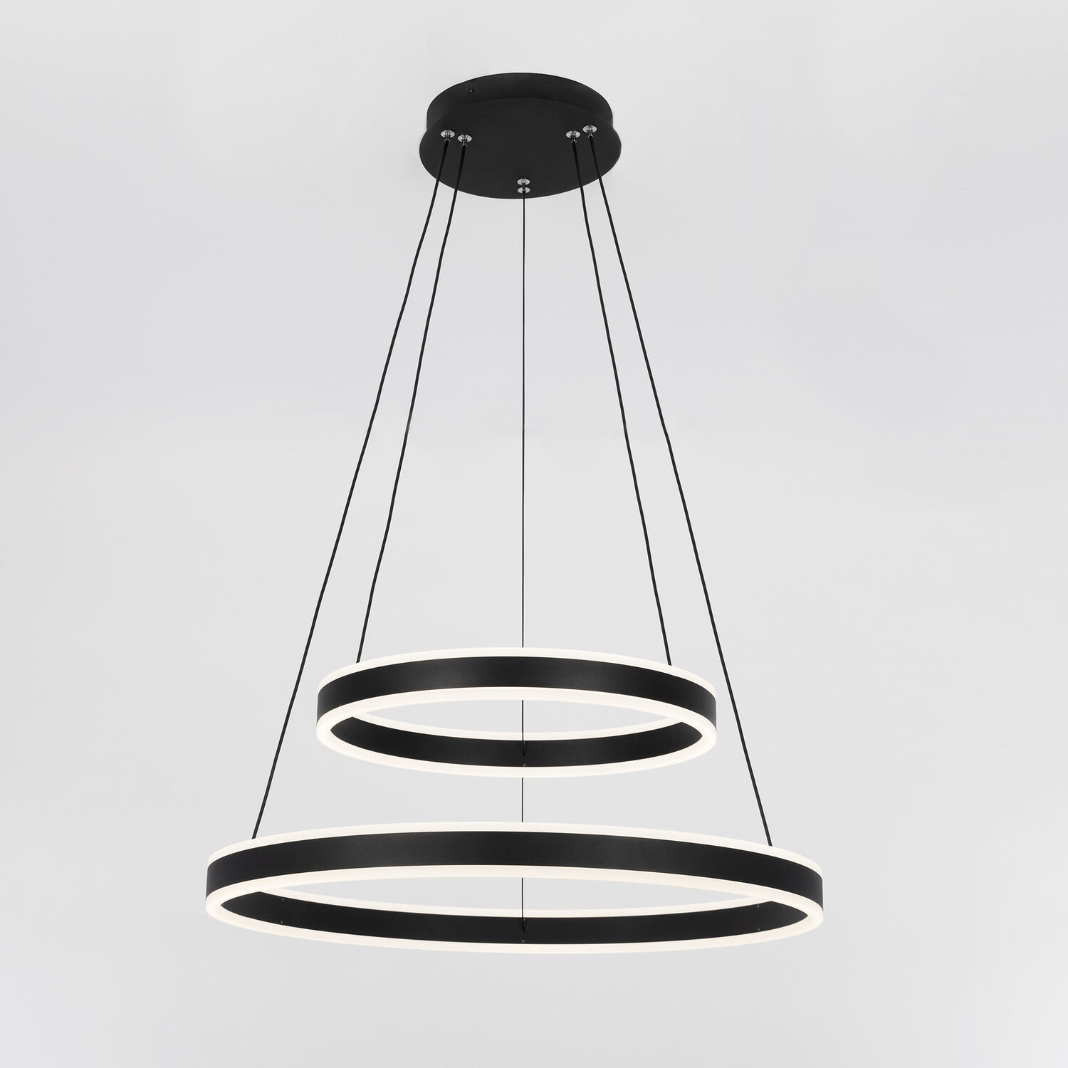 Подвесная люстра Citilux Дуэт CL719641, арматура черная - фото 1