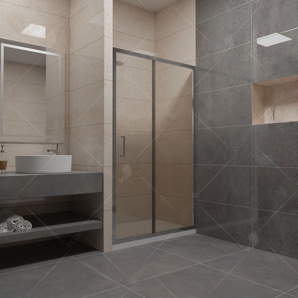 Душевая дверь RGW Passage PA-14 130x195, стекло прозрачное, профиль хром