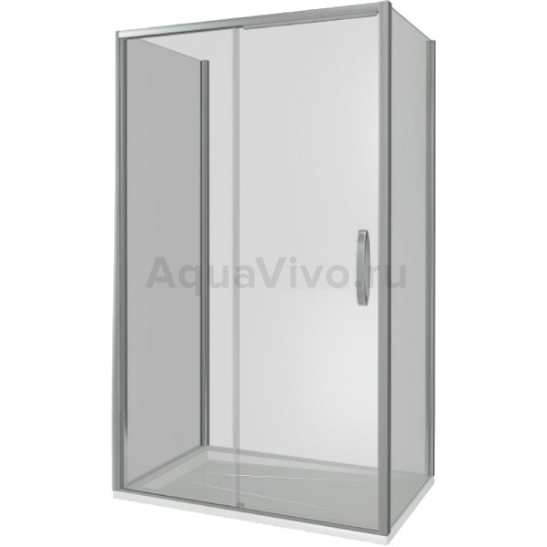 Душевой уголок Good Door Antares WTW+SP-C-CH 100x100, стекло прозрачное, профиль хром