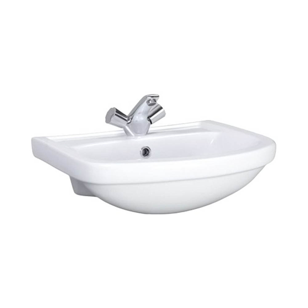 Мебель для ванной Оника Эко 52, напольная, цвет белый / дуб сонома