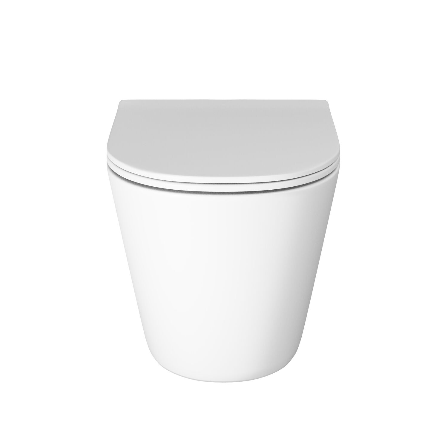 Унитаз Grossman Tornado GR-4477 MSQ подвесной, безободковый, с сиденьем микролифт, цвет белый матовый - фото 1