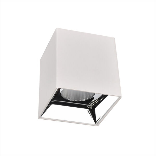 Точечный светильник Citilux Старк CL7440202, арматура белая, плафон металл хром