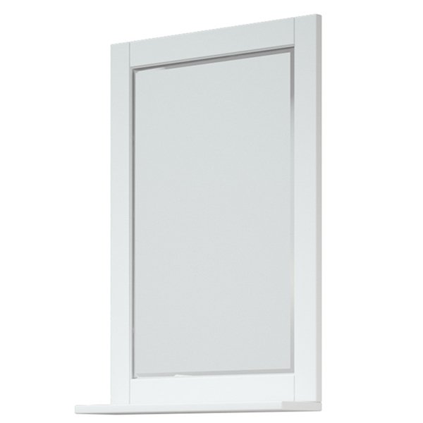 Зеркало Corozo Техас 50x70, с полкой, цвет белый