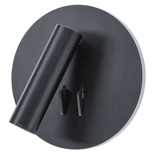 Бра Arte Lamp Electra A8232AP-1BK, арматура черная, плафон металл черный, 14х14 см