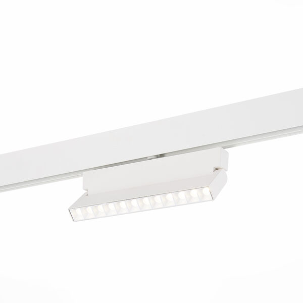 Магнитный трековый светильник ST Luce Andre ST362.546.12, арматура белая, плафон металл белый