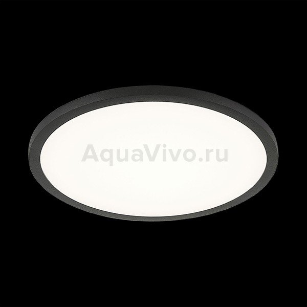 Точечный светильник Citilux Омега CLD50R152, арматура черная, плафон полимер белый, 3000K, 15х15 см - фото 1