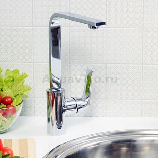 Смеситель WasserKRAFT Neime 1907 для кухни, цвет хром - фото 1