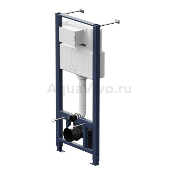 Комплект AM.PM IS49001.501700 унитаза Inspire FlashClean с сиденьем микролифт и инсталляции c белой кнопкой - фото 1