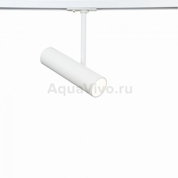 Трековый светильник Maytoni Track TR005-1-GU10-W, арматура цвет белый, плафон/абажур металл, цвет белый