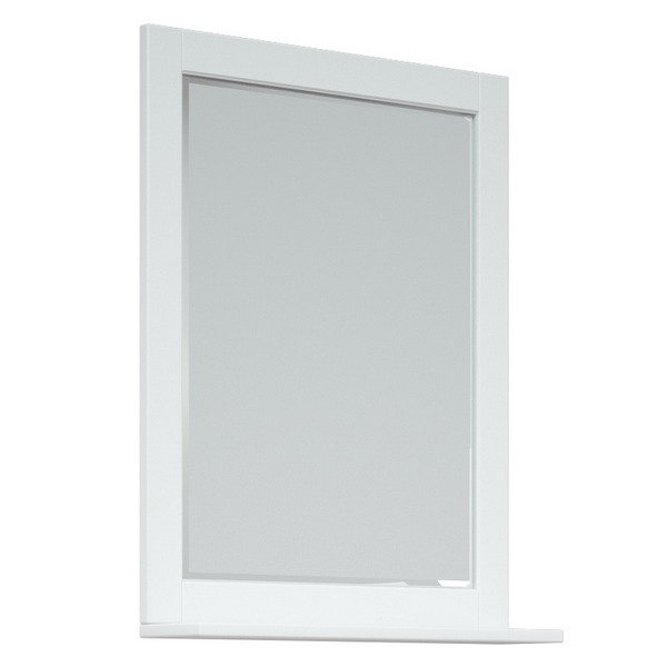 Зеркало Corozo Техас 60x70, с полкой, цвет белый