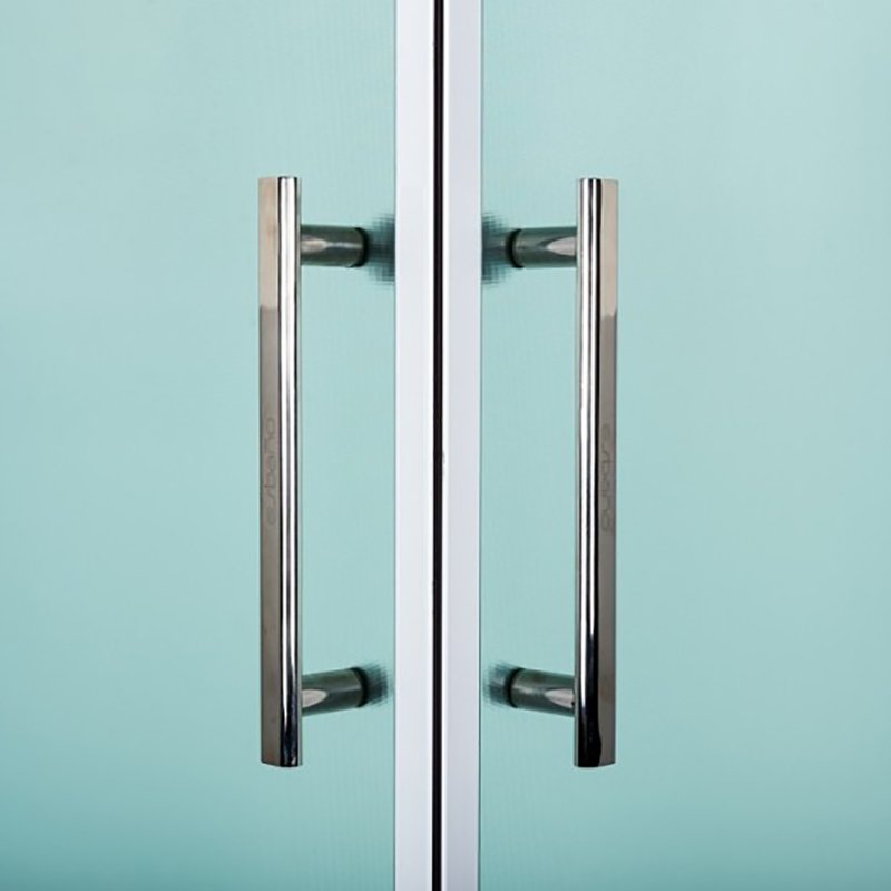 Душевая кабина Esbano Elegancia ES-L115СR Left 115х85, левая, стекло рифленое, профиль хром матовый, с крышей, с подсветкой