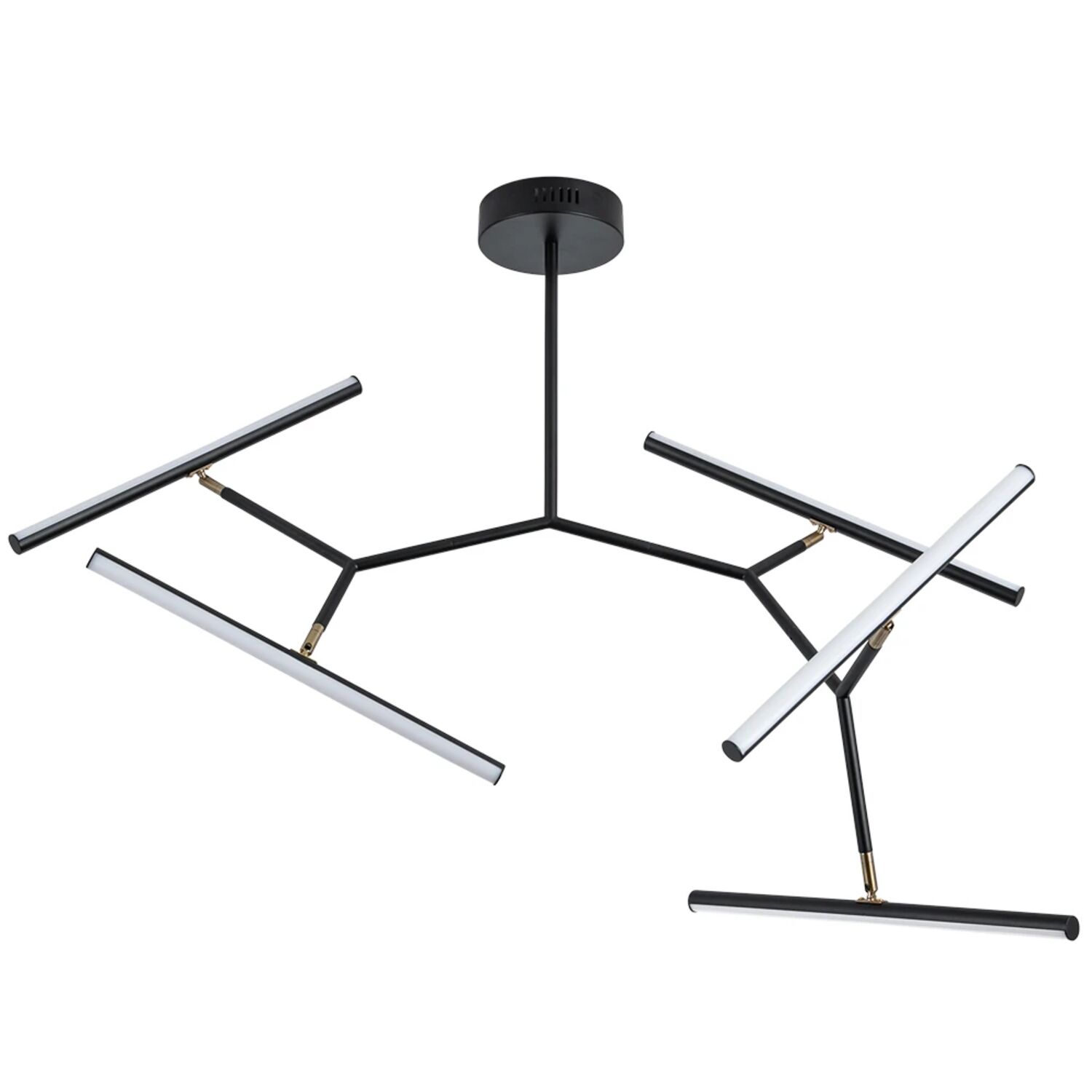 Подвесная люстра Arte Lamp Zulu A2170PL-49BK, арматура черный, плафон акрил белый