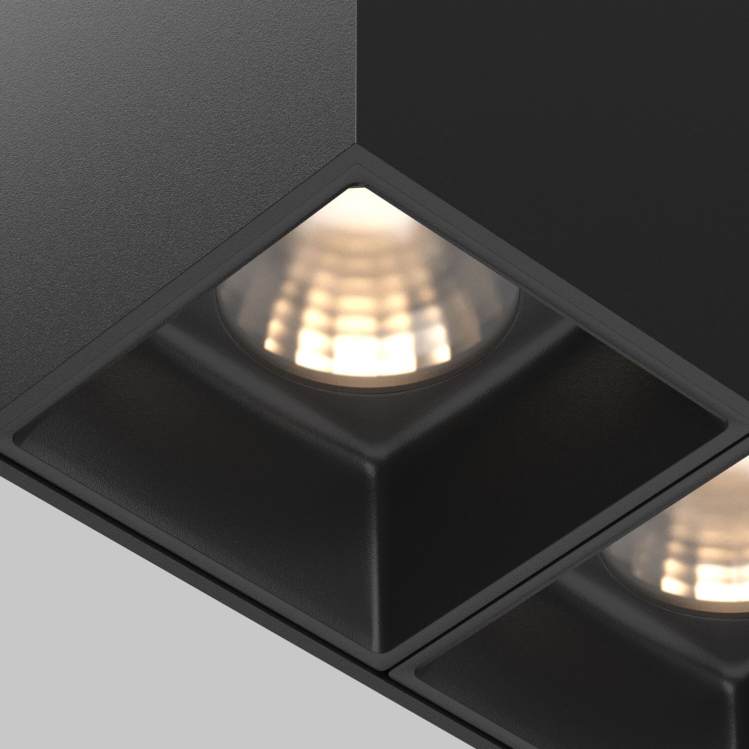 Потолочный светильник Maytoni Alfa LED C065CL-02-L12W3K-B, арматура черная    - фото 1