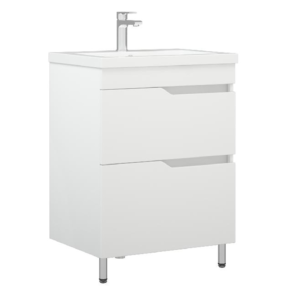 Тумба под раковину Corozo Теона Z2 60, цвет белый - фото 1