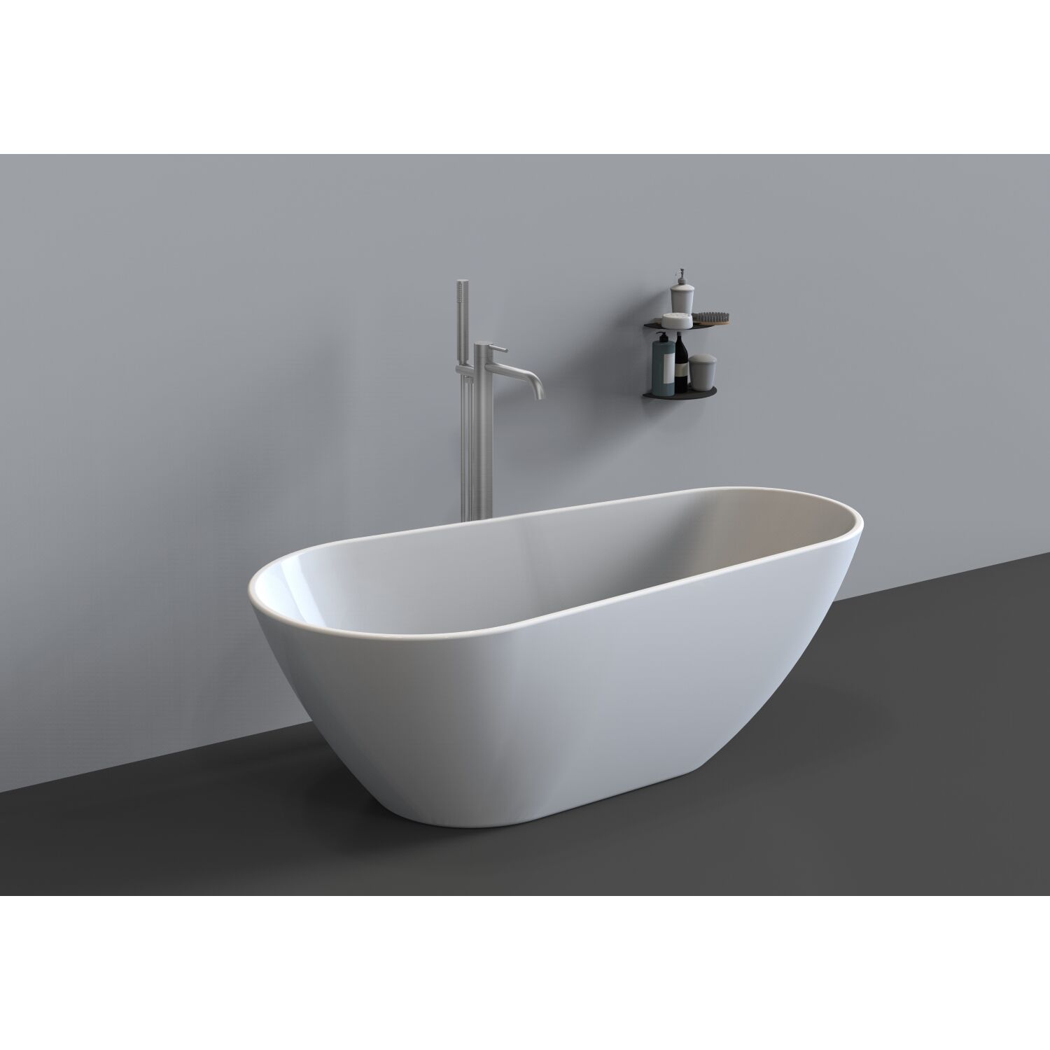 Смеситель Vincea Desire VTF-1DBN для ванны с душем, напольный, цвет брашированный никель