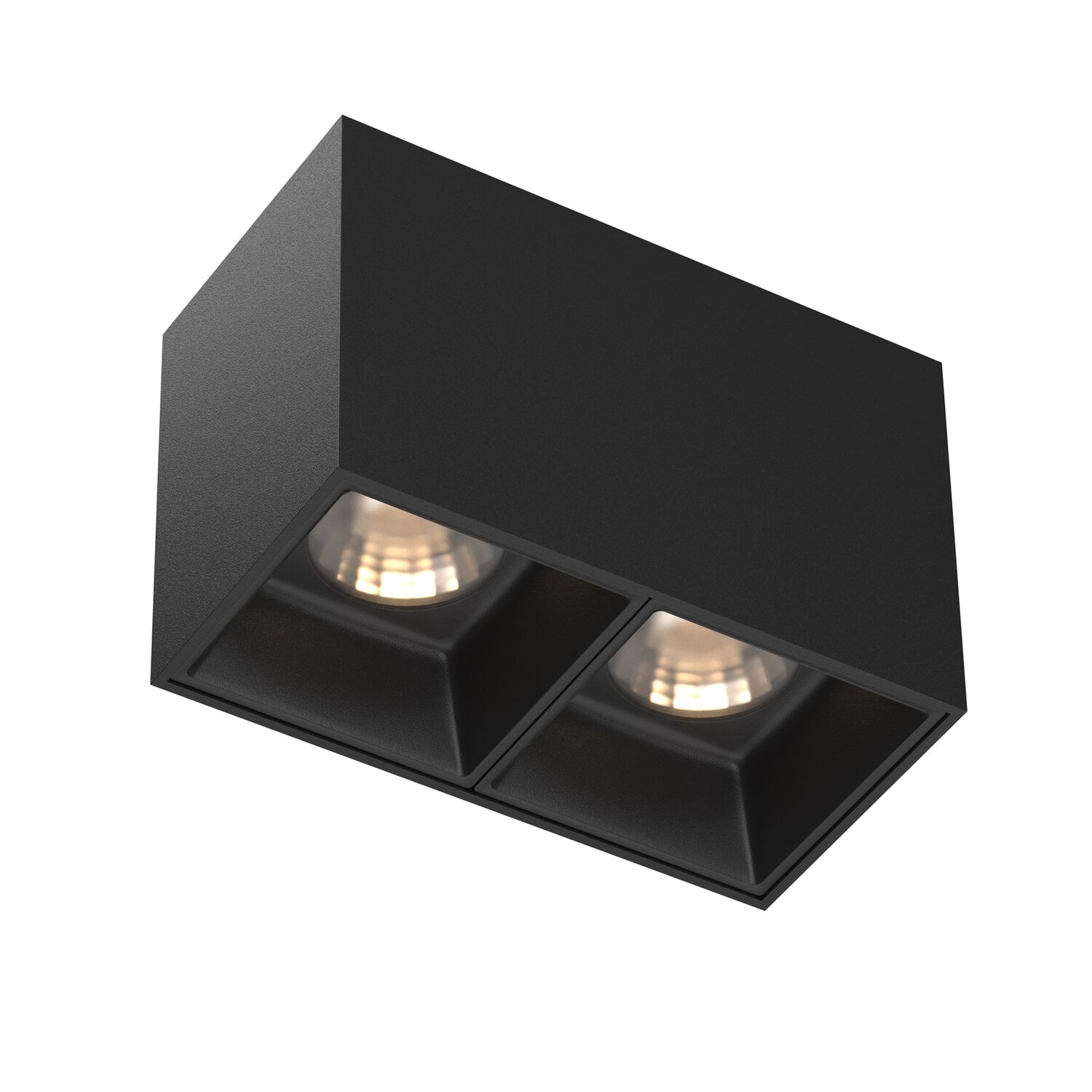 Потолочный светильник Maytoni Alfa LED C065CL-02-L12W3K-B, арматура черная   