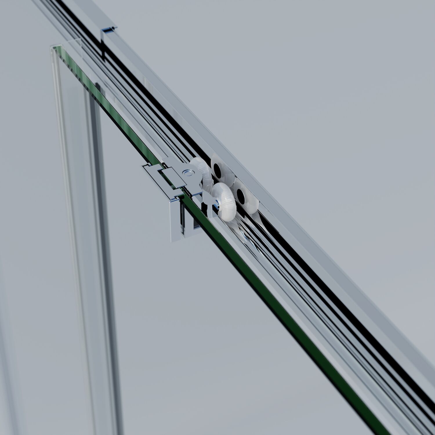 Душевая дверь Vincea Rapid-N VDS-3RN 130x195, стекло прозрачное, профиль хром - фото 1