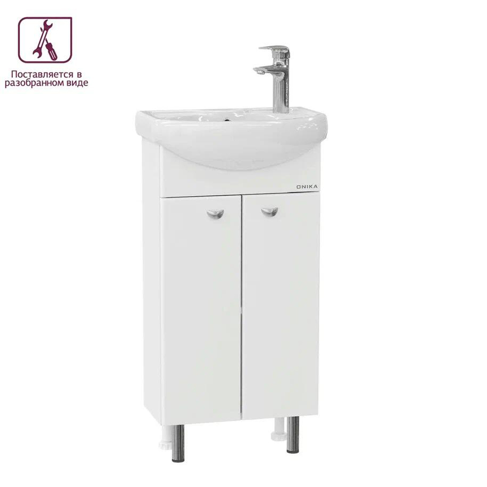 Мебель для ванной Оника Азов 40, цвет белый - фото 1