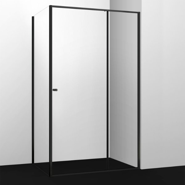 Душевой уголок WasserKRAFT Dill WasserSchutz 61S10 120x100, стекло прозрачное, профиль черный