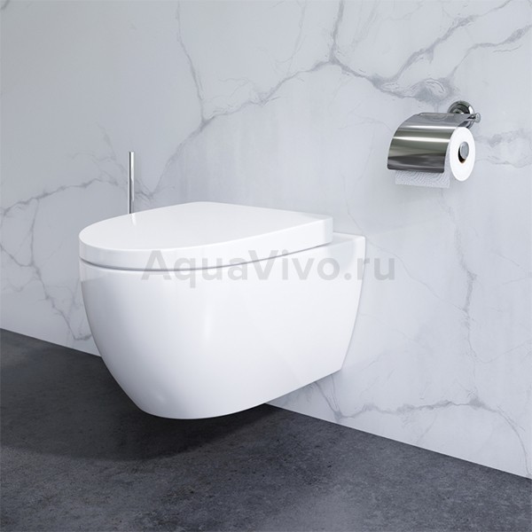Держатель туалетной бумаги AM.PM Like A80341500 с крышкой