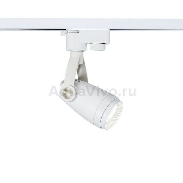 Трековый светильник Maytoni Track TR001-1-GU10-W, арматура цвет белый, плафон/абажур металл, цвет белый