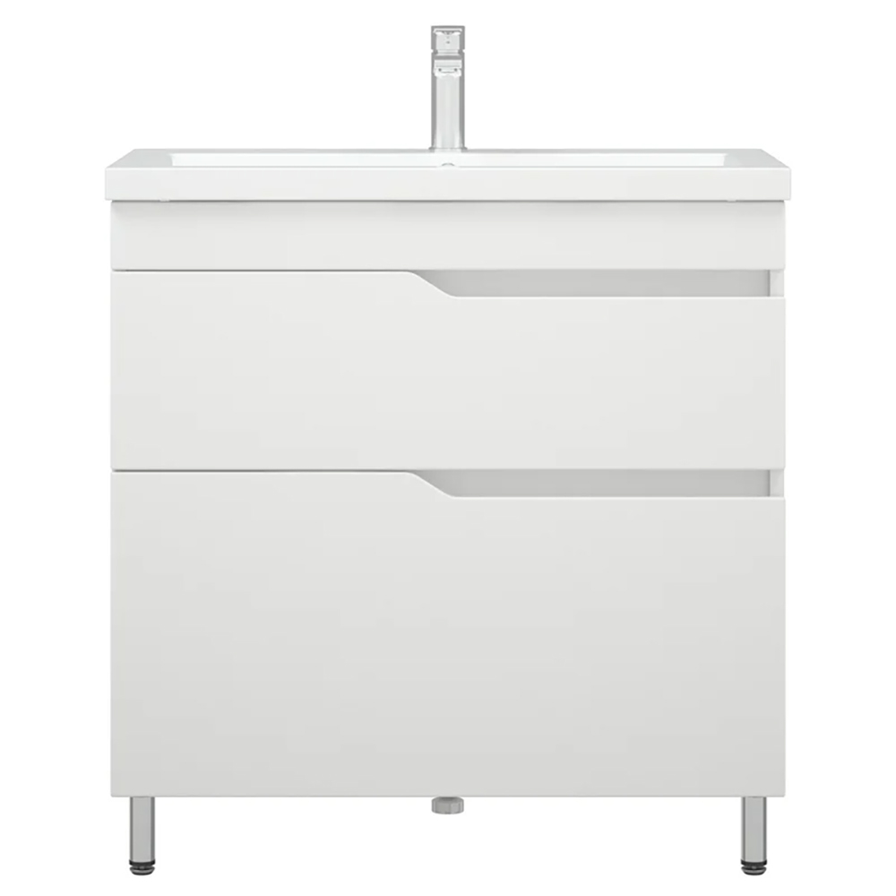 Тумба под раковину Corozo Теона Z2 80, цвет белый - фото 1