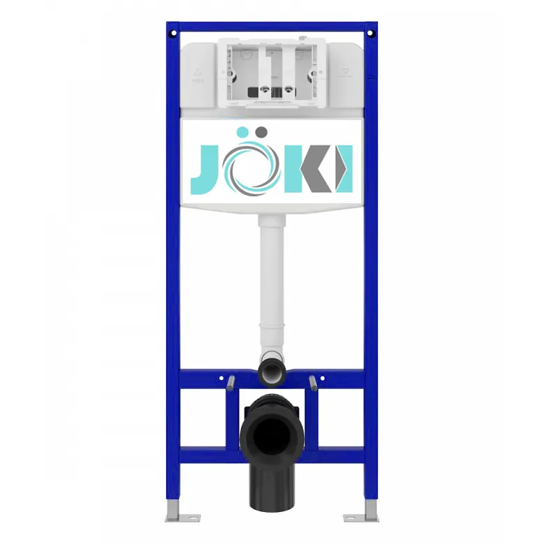 Комплект: Инсталляция JK03553+Кнопка JK207550 золото+Stella XL T JK0011011 белый унитаз, смыв торнадо - фото 1