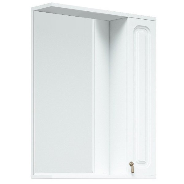 Мебель для ванной Corozo Элегия Ретро 60, с бронзовыми ручками, цвет белый - фото 1