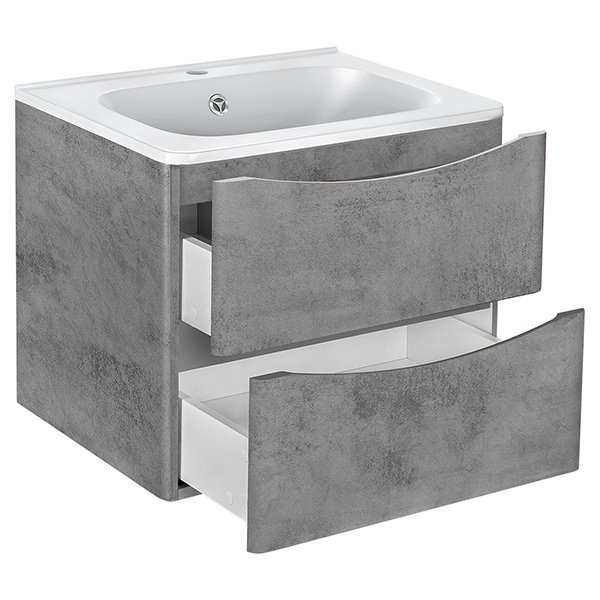 Мебель для ванной Vincea Paola 60, цвет бетон - фото 1