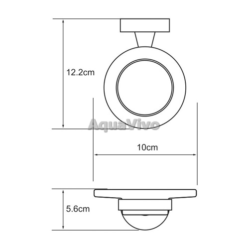 Мыльница WasserKRAFT Isen K-4029, цвет хром