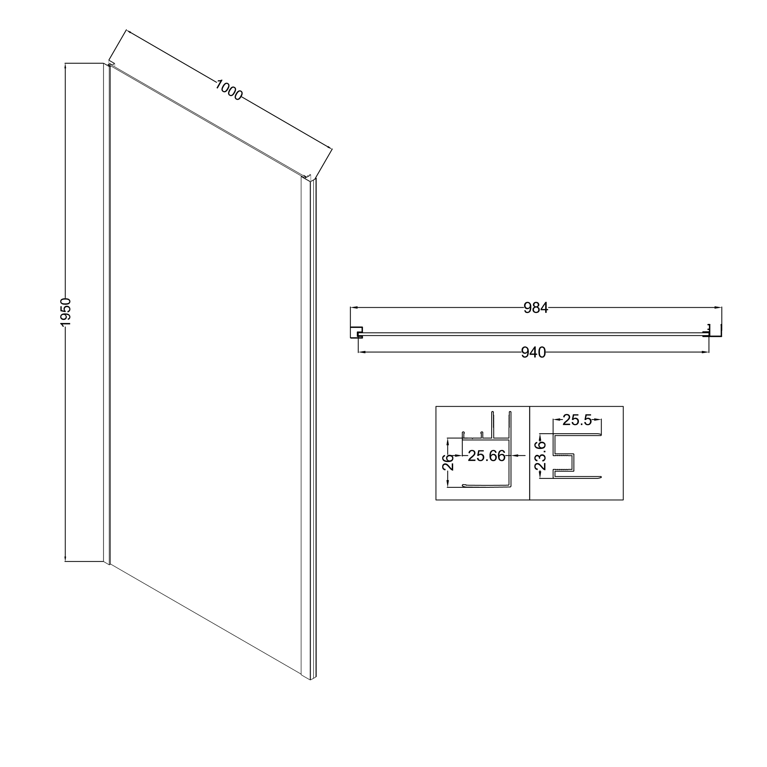 Душевой уголок Niagara Nova NG-66-10A-A100-34 100x100, стекло прозрачное, профиль хром