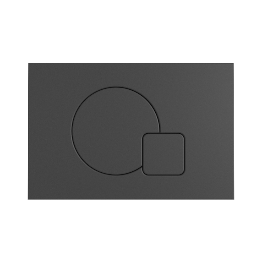 Комплект: Бачок JK01252+Кнопка JK023543BM черная+Herba T JK0153033 приставной / напольный унитаз, смыв торнадо - фото 1