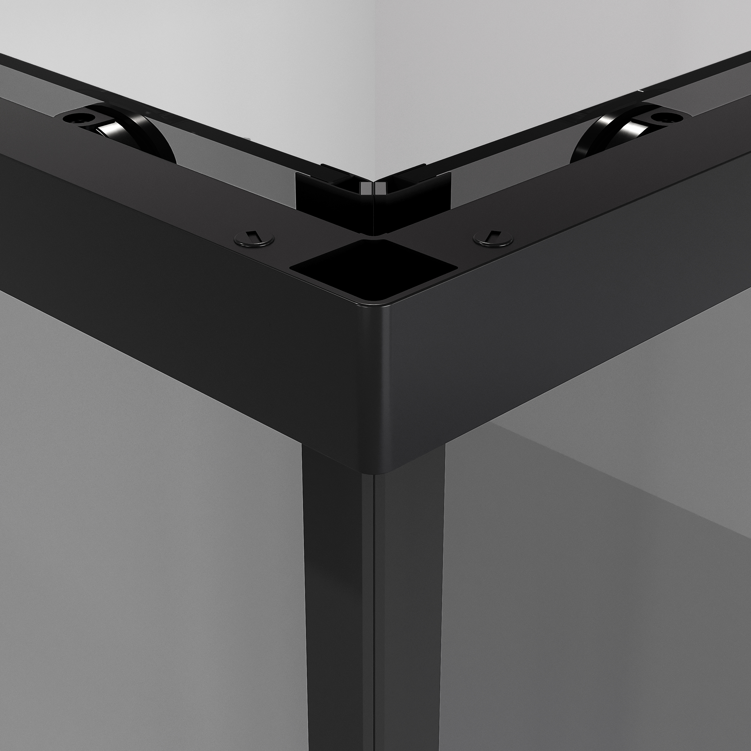Душевой уголок Niagara Nova NG-2829-34 Black 90x90, стекло тонированное, профиль черный матовый